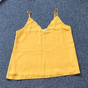 Francesca's Collections Mustard Yellow Blouse